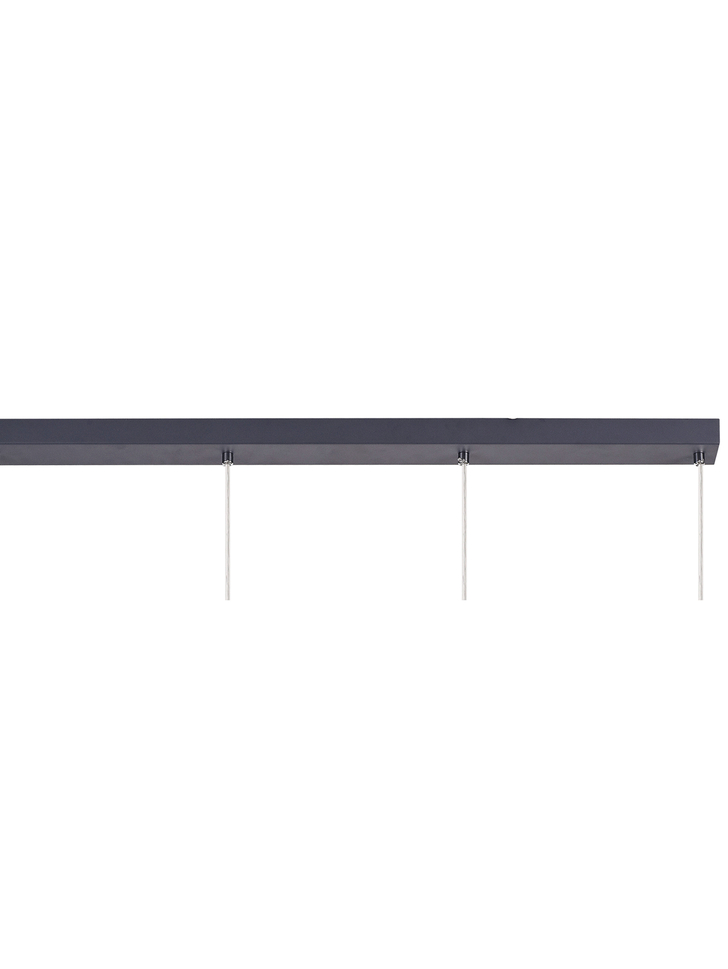 Idolite Ural Matt Grey Finish 4 Light Bar Pendant