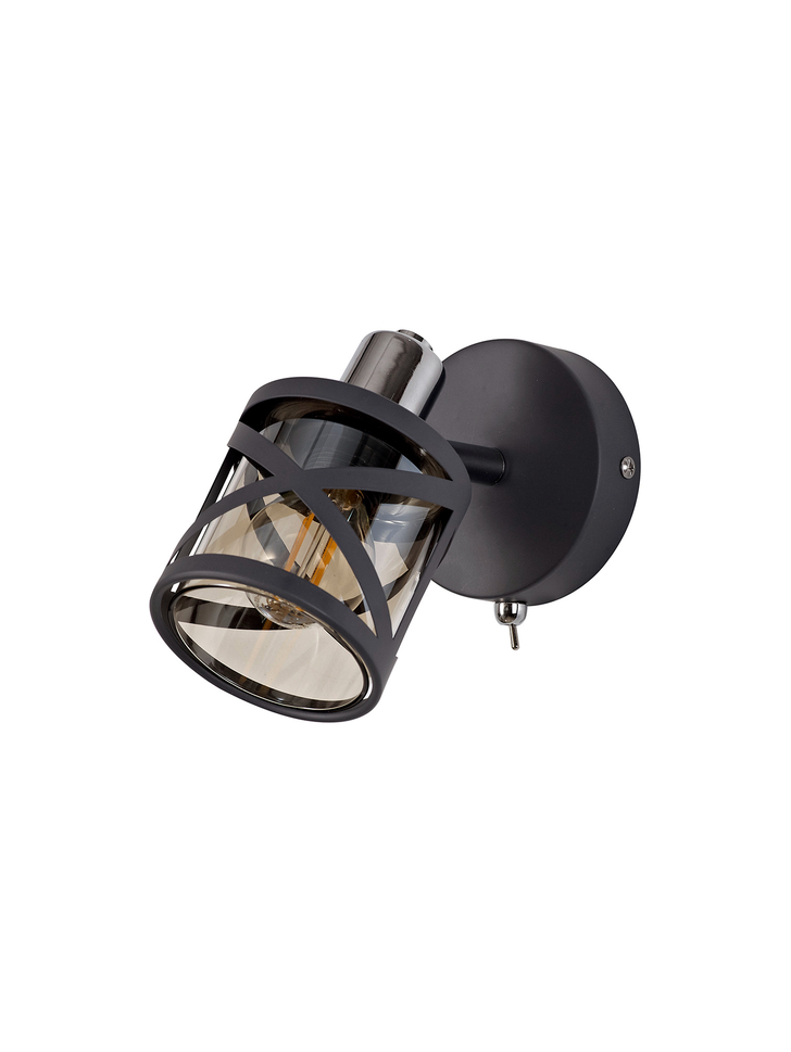 Idolite Ural Matt Grey Finish Single Wall Spotlight