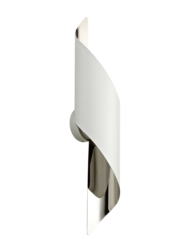 Idolite Uxbridge Anthracite/Gold Leaf Led Wall Light - 3000K