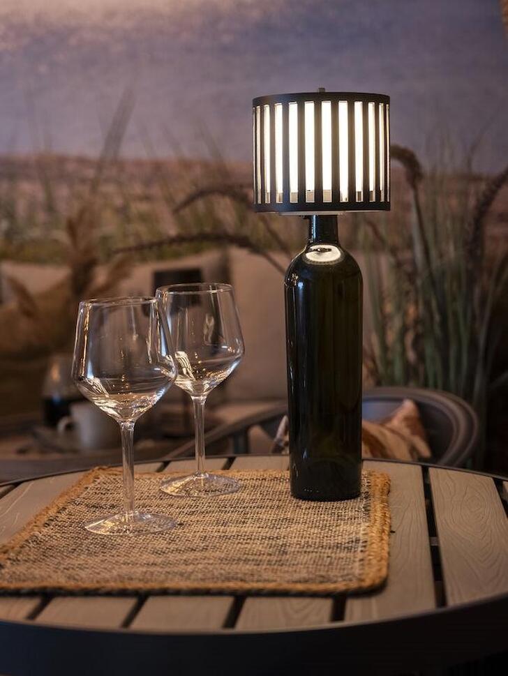 Konstsmide Bottle Usb Exterior Portable Table Lamp - IP54 - 2700K/3000K