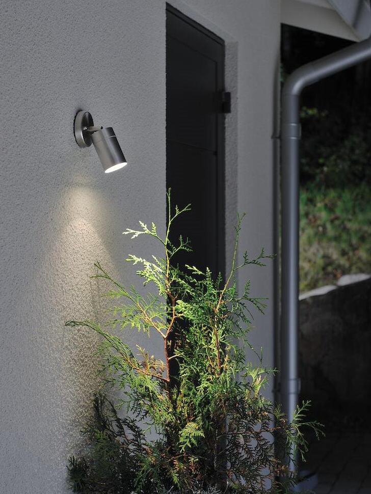 Konstsmide Modena Adjustable Stainless Steel Exterior Wall Light