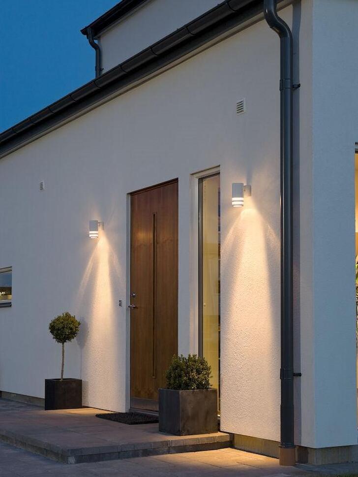 Konstsmide Modena Matt White Downward Exterior Light