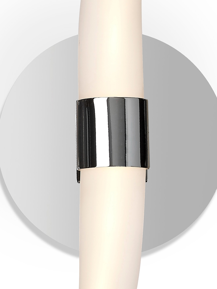 Mantra Armonia Chrome, Led Wave Wall Light With 360 Degree Light Spread - 3000K