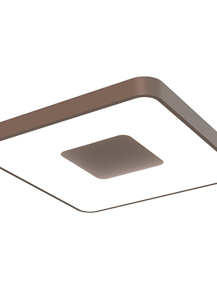 Mantra Coin Large Square LED Flush Ceiling Light Gold Complete With Remote Control - 2700K-5000K Tuneable