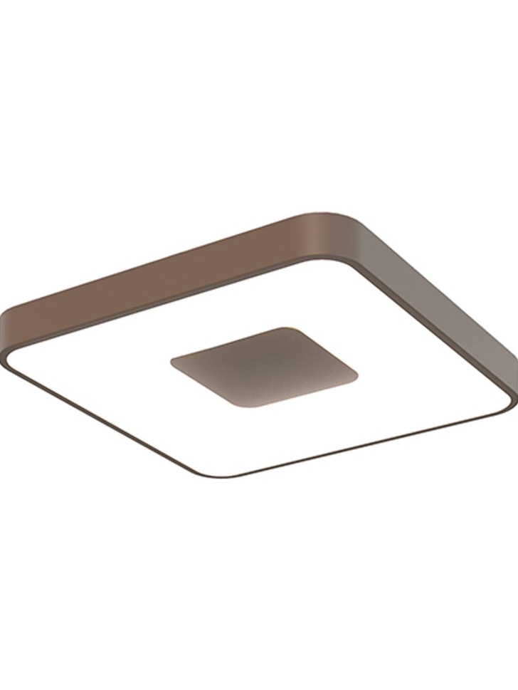 Mantra Coin Medium Square LED Flush Ceiling Light Gold Complete With Remote Control - 2700K-5000K Tuneable