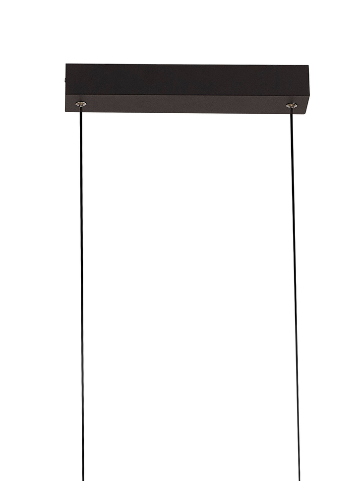 Mantra Esparta Large Black And Gold Led Linear Island Light - 3000K