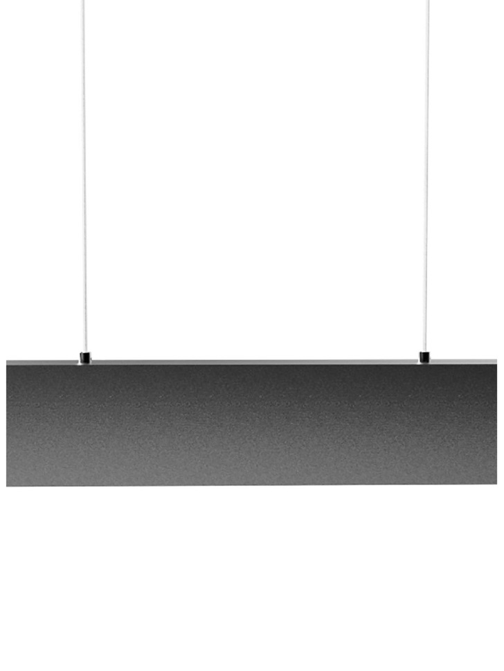 Mantra Hanok Slim LED Linear Bar Pendant Black - 4000K