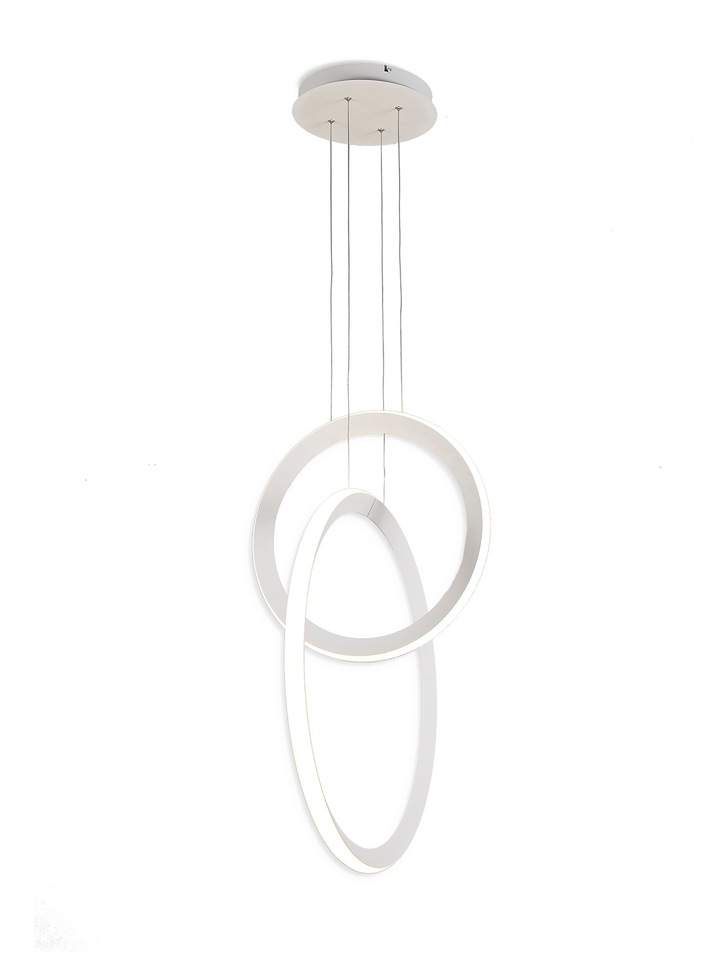 Mantra Kitesurf LED Double Loop Pendant White - 3000K