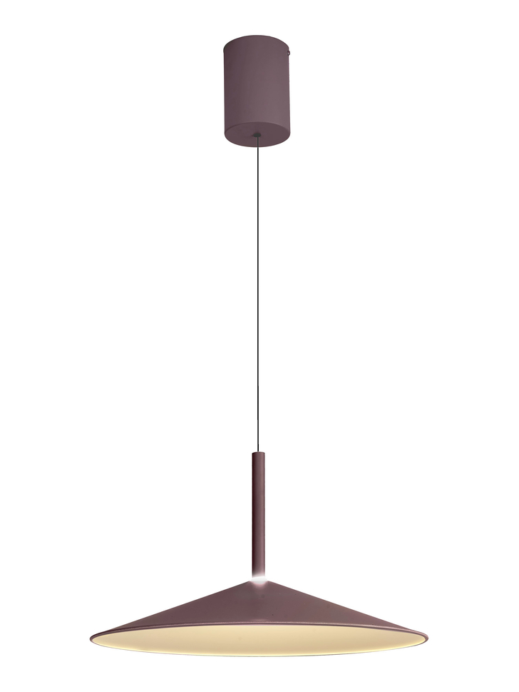 Mantra Large Calice Coffee/White Rise And Fall Led Pendant Light - 3000K - M7892