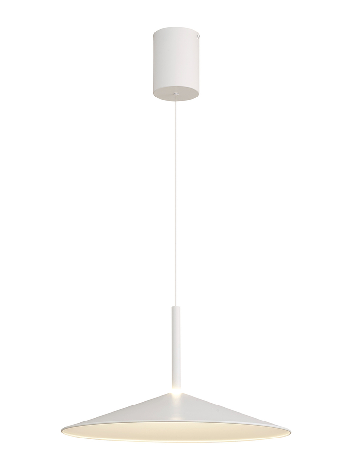 Mantra Large Calice White Rise And Fall Led Pendant Light - 3000K - M7890