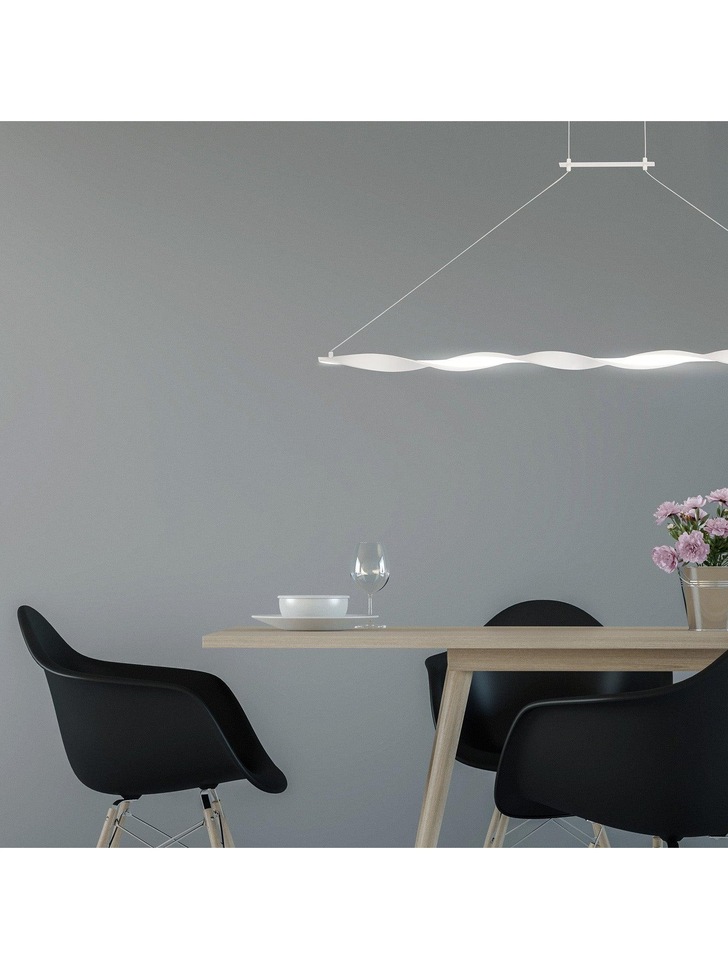 Mantra M6572 Madagascar Led White Linear Pendant - 3000K