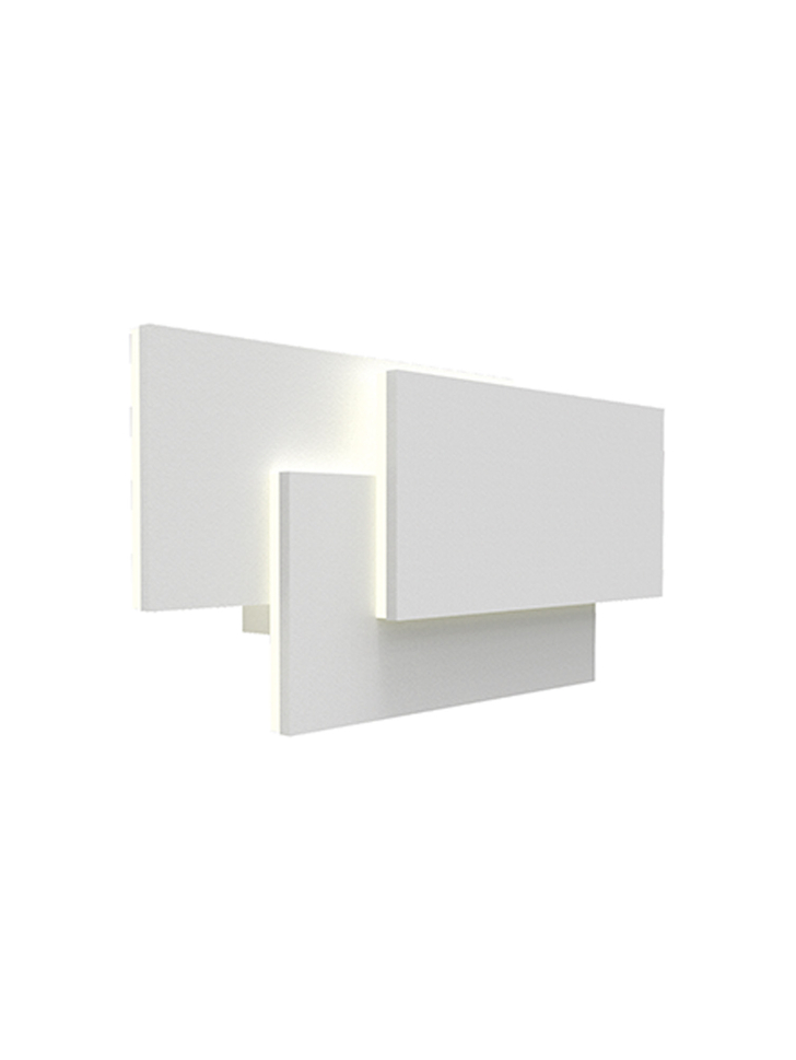 Mantra Tahiti 12W White XL Trio Rectangle Led Wall Light - 3000K