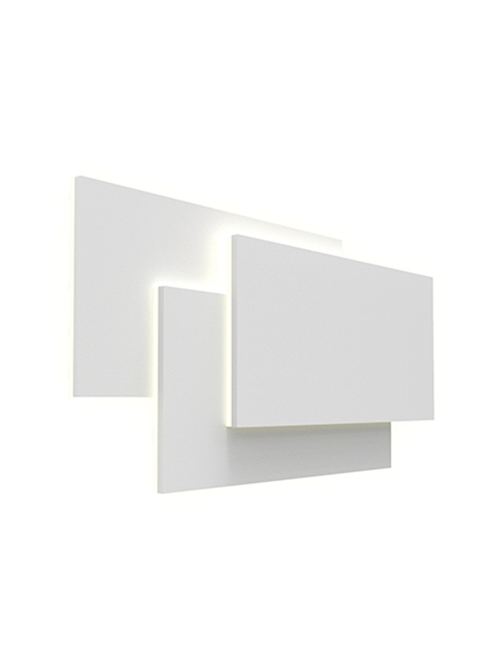 Mantra Tahiti 36W White XL Trio Rectangle Led Wall Light - 3000K