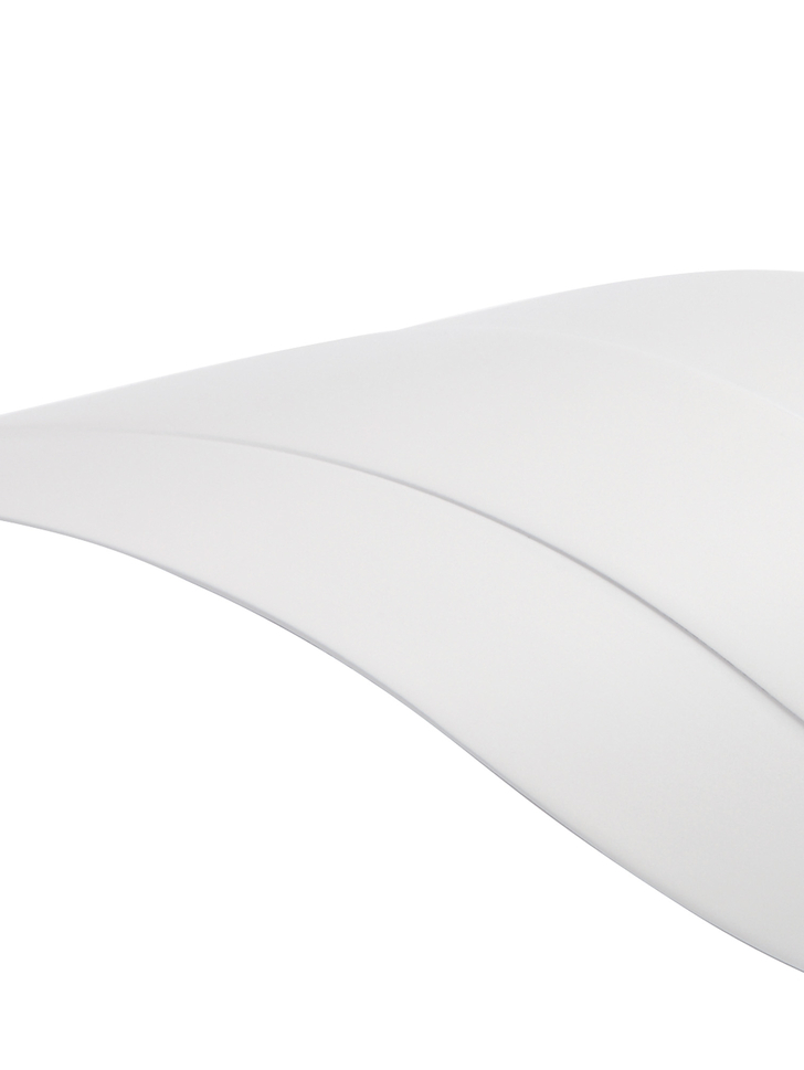 Mantra Tahiti White Wave Flush Led Wall Light - 3000K