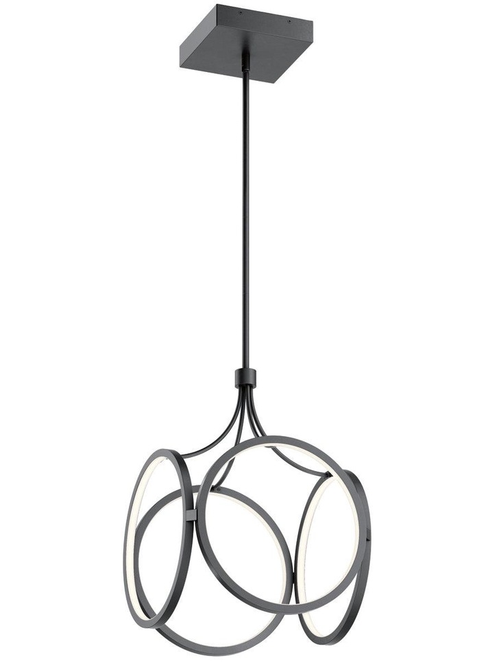 Quintiesse Ciri LED Pendant In Matt Black - QN-CIRI-P-MBK