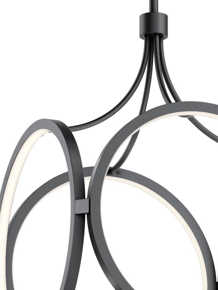 Quintiesse Ciri LED Pendant In Matt Black - QN-CIRI-P-MBK