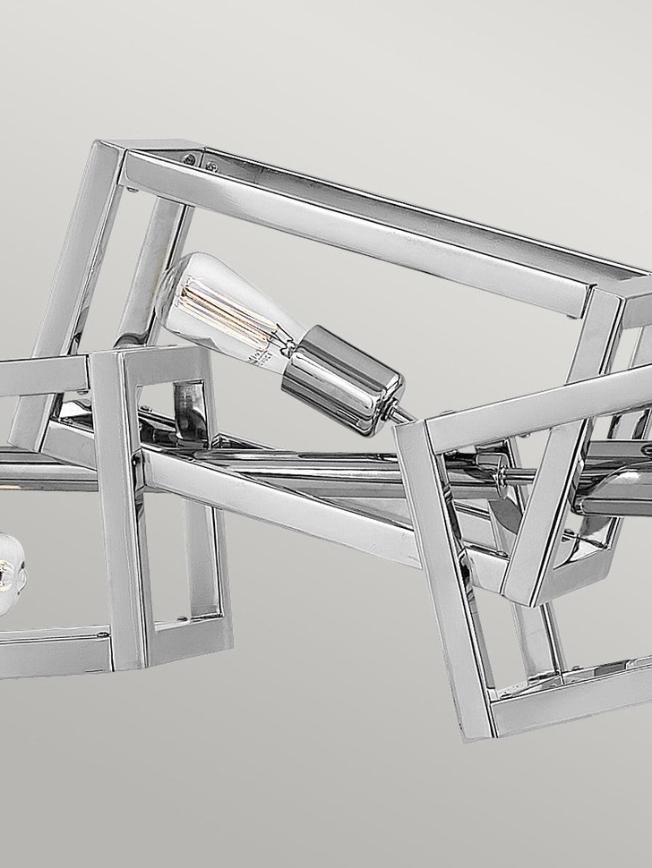 Quintiesse Ensemble 5 Light Linear Pendant In Polished Nickel - QN-ENSEMBLE6P-PN