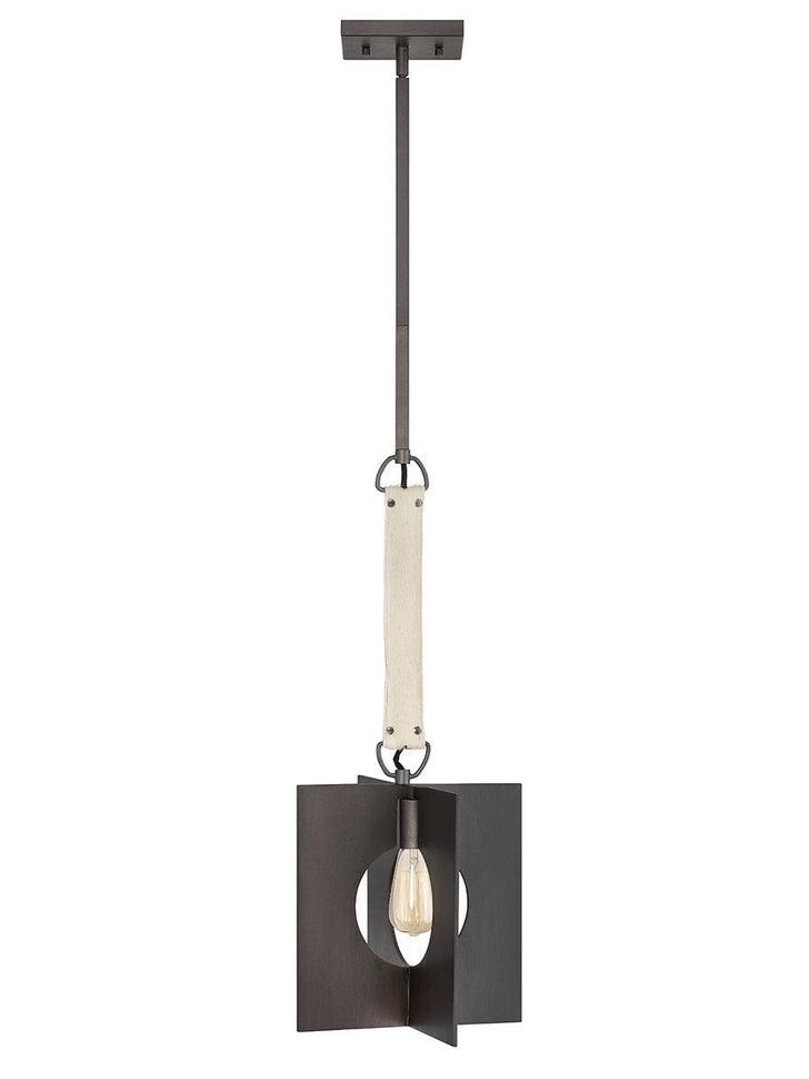 Quintiesse Ludlow 1 Light Pendant - Brushed Graphite - QN-LUDLOW-1P-GR