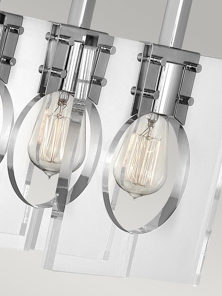 Quintiesse Ludlow 8 Light Linear Pendant - Polished Nickel - QN-LUDLOW8-PN