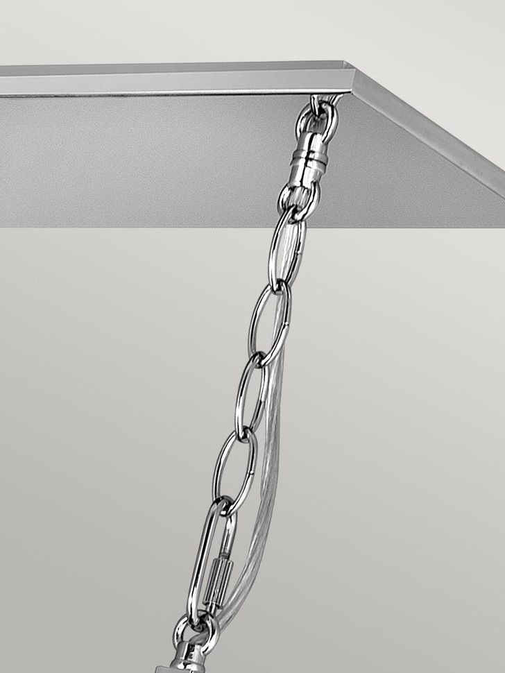 Quintiesse Ludlow 8 Light Linear Pendant - Polished Nickel - QN-LUDLOW8-PN