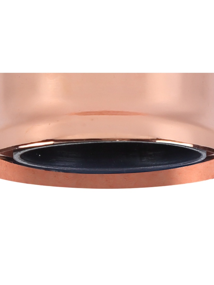 Rose Gold E27 Decorative Metal Lampholder With Cable Clamp