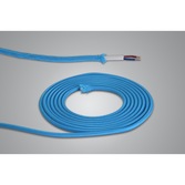 Photograph: 1 Metre Of Blue Braided 2 Core 0.75mm Cable