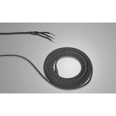 Photograph: 1 Metre Of Grey Braided Twisted 3 Core 0.75mm Cable