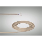 Photograph: 1 Metre Of Ivory Braided 2 Core 0.75mm Cable