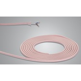 Photograph: 1 Metre Of Pink Braided 2 Core 0.75mm Cable