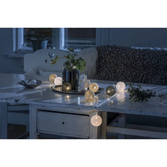 Photograph: 10 Cotton Balls White/Grey/Black, Led, 6Hr Timer, B/O, 3x AA