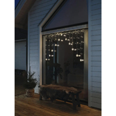 Photograph: 11 Clear Snowflakes Curtain 41 Warm White Led IP20