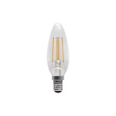 Photograph: 3.3W LED Clear Candle Light Bulb E14 Cool White 4000K