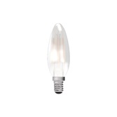 Photograph: 3.3W LED Satin Candle Light Bulb E14 Warm White 2700K