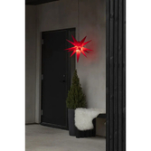 Photograph: 3-D Plastic Star 60cm Red with Cord Set IP20