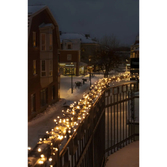 Photograph: 400 Warm White Led Cluster Light Set Black Cable IP20