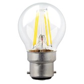 Photograph: 4W B22 CLEAR DIMMABLE LED GOLFBALL LAMP - 2700K