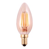 Photograph: 4W E14 AMBER DIMMABLE LED CANDLE LAMP - 2200K