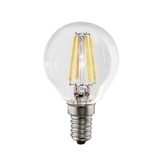 Photograph: 4W E14 CLEAR DIMMABLE LED GOLFBALL LAMP - 2700K