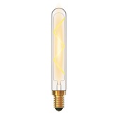 Photograph: 4W LED Classic Deco Clear Dimmable 185mm Tubular Lamp With Decorative Filament - E14, 2700K