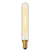 Photograph: 4W LED Classic Deco Clear Dimmable 185mm Tubular Lamp With Decorative Filament - E14, 4000K