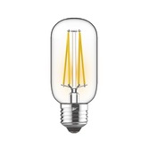 Photograph: 4W LED Classic Deco Clear Dimmable T45 Lamp With Decorative Filament - E27, 2700K