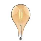 Photograph: 4W LED Classic Style Amber Finish Dimmable Lamp - E27, 2100K