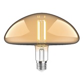 Photograph: 4W LED Classic Style Amber Finish Dimmable Mushroom Lamp - E27, 2100K