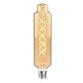 Photograph: 4W LED Classic Style Amber Finish Dimmable Tubular Lamp - E27, 2100K