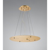 Photograph: 590mm 3 Metre French Gold Suspension Plate Reduction Kit ( Max Load 20KG)