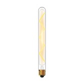 Photograph: 6W LED Classic Deco Clear Dimmable 280mm Tubular Lamp With Decorative Filament - E27, 2700K