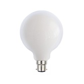 Photograph: 8W B22 OPAL DIMMABLE LED 95MM GLOBE LED LAMP - 2700K