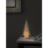 Photograph: Acrylic Christmas Tree, Rotatable,  Warm White Led, B/O 3xAA