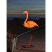 Photograph: Acrylic Flamingo 96 Amber Led 110cm Outdoor IP20