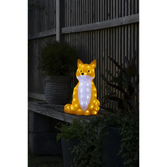 Photograph: Acrylic Sitting Fox 40cm 64 White Led IP20